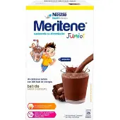 MERITENE Junior återhämtningslåda Engångsdos Choklad 30g 15 Enheter