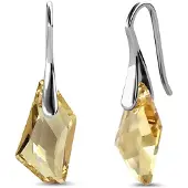 MYC Paris Silver Knight Örhängen - Silver och Amber