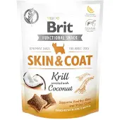 Brit Care Snack Skincoat Med Krill Hundgodis För Vuxna Hundar 10x150g