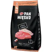 PAN MIĘSKO Kalvkött Med Kalkon M Hundfoder 20 Kg