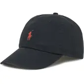 Ralph Lauren för män. 710548524012 Keps i kinesiskt tyg av svart bomull (OSFA), Casual