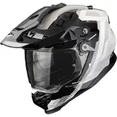 Scorpion ADF-9000 Air Patrol Integral- och crosshjälm Svart/Silver M Unisex sort