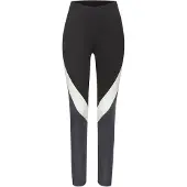 LASCANA Sportbyxa antracit / vit