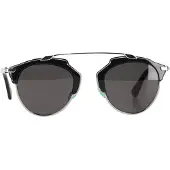 Dior Pre-owned Dior Reflected Aviator-solglasögon i svart metall