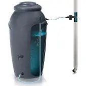 Prosperplast Set 210l Aquacan Baby Collection 59.6x56x118.3 Cm Regnvattentank