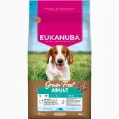 Eukanuba Adult S/M spannmålsfritt hundfoder med havsfisk