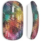 CAPACHEAP Souris Sans Fil Colorful design graphic
