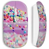 CAPACHEAP Souris Sans Fil Colorful candy ball