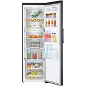 LG 386L Fristående kylskåp (Matte Black) - Energiklass D, Door Cooling, LINEARCooling, FRESHBalancer, Smart Diagnosis med Wi-Fi - GLM71MCCSF
