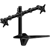 Iiyama DS1002D-B1 - Ställ - justerbar arm - för 2 monitorer - svart - skärmstorlek: 10-30 - skrivbordsstativ - för ProLite E2783QSU-B1, XU2495WSU-B1, XUB2495WSU-B1