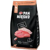 PAN MIĘSKO Kalvkött Med Kalkonhundmat 20kg