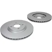 Delphi Bromsskivor BG5043C fram, ventilerad, höggradigt förkolnad, 2 Stycke