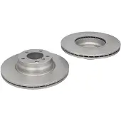 Delphi Bromsskivor BG4458C fram, ventilerad, höggradigt förkolnad, 2 Stycke