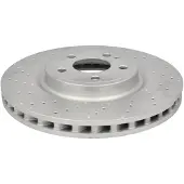 Textar Bromsskiva 92262105 fram, ventilerad, perforerad, 1 Stycke