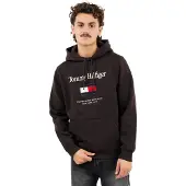Tommy Hilfiger Logo Embroidery Fleece Hoody