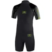Ocean & Earth Surf School Spring 2 Mm Kortärmad Shorty Med Dragkedja Bak