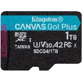 Kingston 1TB microSDXC Canvas Go Plus Gen4 200R A2 U3 Single w/o ADP