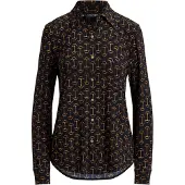 Ralph Lauren Blus 'CLASSIC' marinblå / guld