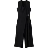 Mango Jumpsuit svart