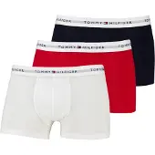 Tommy Hilfiger Underwear Boxershorts 'Essential' marinblå / ljusgrå / röd / vit