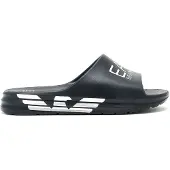 EA7 för män. 7X000356_AF18618 Flipflops Crusher Distance svart (42), Karta, Ingen, Strandkläder