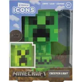 Minecraft Icon Minecraft Creeper - Dekorationslampa - grön