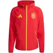 Adidas Spanien Windbreaker Tiro 26 Travel VM 2026 - Röd - , storlek Medium