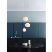 Luce Plan Taklampa , dimbara, Vit, Vardagsrum, Glas