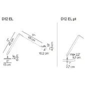 Luce Plan Bordslampa , Metallisk, Arbetsrum / hemkontor, Metall