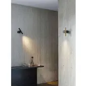 Luce Plan Vägglampa , Guld / mässing, Vardagsrum, Aluminium