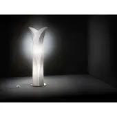 Slamp Golvlampa , Vit, Vardagsrum, Plast