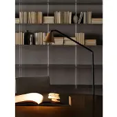 Nemo Lighting Golvlampa , dimbara, Svart, Vardagsrum, Aluminium