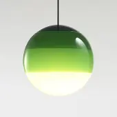 Marset Taklampa , Dipping Light, dimbara, Grön, Vardagsrum, Glas, Design