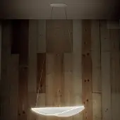 Stilnovo Taklampa , Diphy, dimbara, Vit, Vardagsrum, Plast, Design