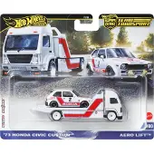 Hot Wheels 73 Honda Civic Custom, Biltransport, 3 År, Metall, Vit