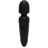 Fifty Shades of Grey Sensation Mini Wand Vibrator 10,2 cm - Svart - Svart