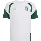 Adidas Italien Tränings T-Shirt Tiro 26 - Vit/Grön Barn - , storlek 176 cm