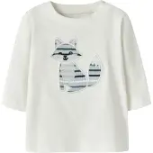 Name it T-shirt 'NBMSING' ljusblå / gran / svart / vit
