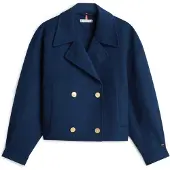 Tommy Hilfiger Wool Blend Double Breasted Peacoat