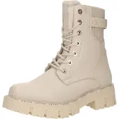 Tom Tailor Stövlett med snörning beige