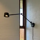 ANTIDARK Vägglampa , Direction, dimbara, Svart, Vardagsrum, Metall, Modern