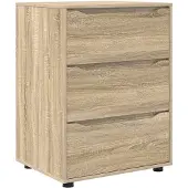 vidaXL Förvaringsskåp Sonoma-ek 60 x 48 x 81 cm Konstruerat trä