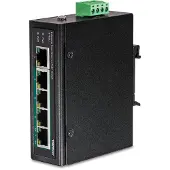 Trendnet TI-PE50 - Switch - ohanterad - 4 x 10/100 (PoE+) + 1 x 10/100 - DIN-skenmonterbar, väggmonterbar - PoE+ (90 W) - likström - TAA-kompatibel