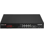 Edimax GS-5210PL GS-5210PL Nätverks-switch 12 + 4 Port