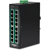 Trendnet 21.22.1441 TI-PG160 Industrial Ethernet Switch 10 / 100 / 1000 MBit/s PoE-funktion