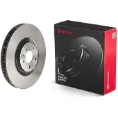 Brembo Bromsskiva 09D93911 fram, ventilerad, slits, höggradigt förkolnad, 1 Stycke
