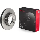 Brembo Bromsskiva 09C87821 bak, ventilerad, slits, höggradigt förkolnad, 1 Stycke