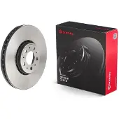 Brembo Bromsskiva 09D72511 fram, ventilerad, höggradigt förkolnad, 1 Stycke