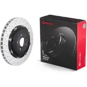 Brembo Bromsskiva 09A19013 bak, ventilerad, höggradigt förkolnad, 1 Stycke