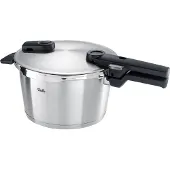 Fissler Vitaquick Premium, 4,5 l, Keramiska, gas, Induktion, Rostfritt stål, 22 cm, Rostfritt stål, Löstagbar